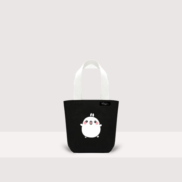 маленькая сумка-шоппер белый кролик